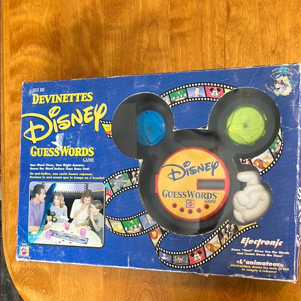 Disney Guess Words 2001